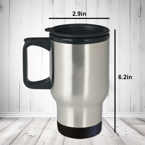 Image of Saint Bernard Dog Travel Mug - Life Is Better With A Saint Bernard Dog - Cute Saint Bernard Gifts For Dad - Gifts For Dog Lovers - Father's Day Unique Gifts - Image 3