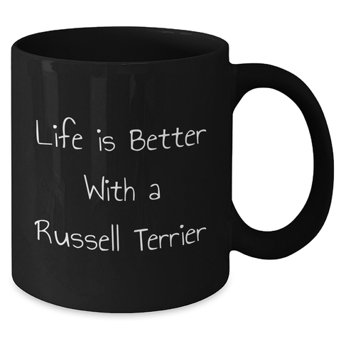 Image of Funny Russell Terrier Dog Lover Gifts: Russell Terrier Dog Enthusiast Mug for Dad, Russell Terrier Dog Family Member, Funny Gifts from Mom to Dad on Father's Day for Russell Terrier Dog Owner - Additional