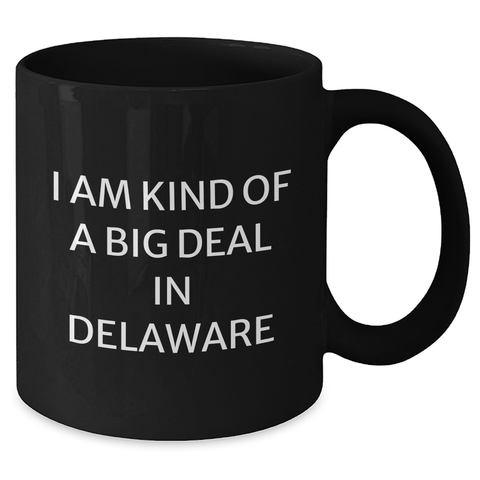 Image of I Am Kind Of A Prime Selection In Delaware - Funny Black Coffee Mug, Delaware Gifts from Friends, Unique Mother's Day Unique Gift for Delaware Lovers - Additional