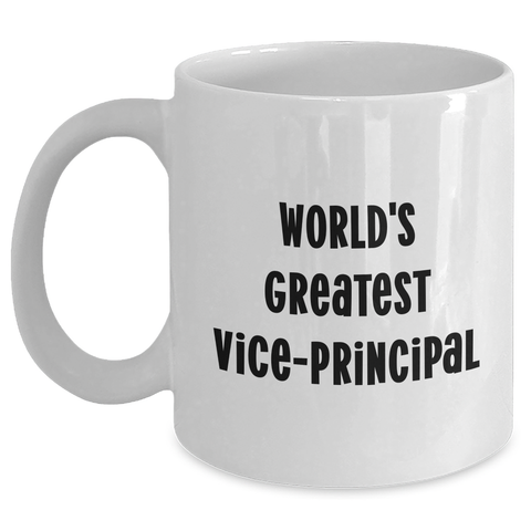 Image of Funny Vice-principal World's Greatest Mug Gifts from Family for Father's Day - Main