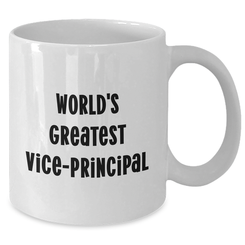 Image of Funny Vice-principal World's Greatest Mug Gifts from Family for Father's Day - Additional