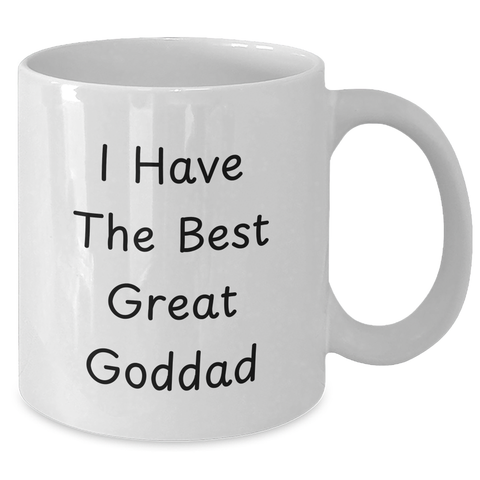 Image of Funny Goddad Gifts from Men to Goddad on Graduation Day with White Coffee Mug - Additional