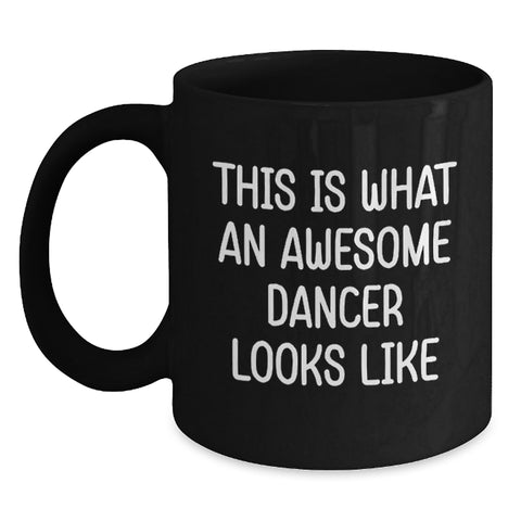 Image of Funny Dance Quotes Gifts for Dancer Black Coffee Mugs from Family to Friends, Graduation Unique Gifts - Main