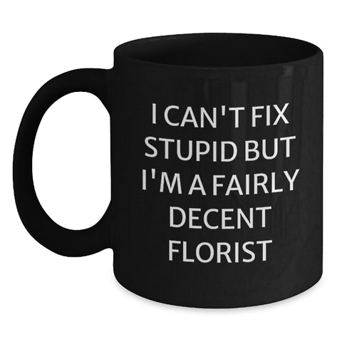 Image of Funny Florist Gifts from Friends for Men Women Christmas Unique Mugs - Main