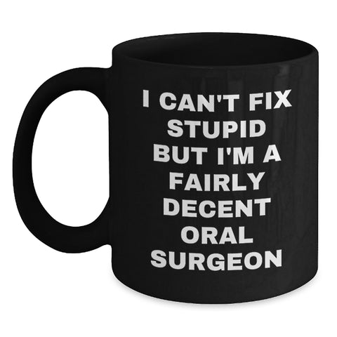 Image of Funny Oral Surgeon Gifts from Men - Valentine's Unique Mug for Oral Surgeon - Main