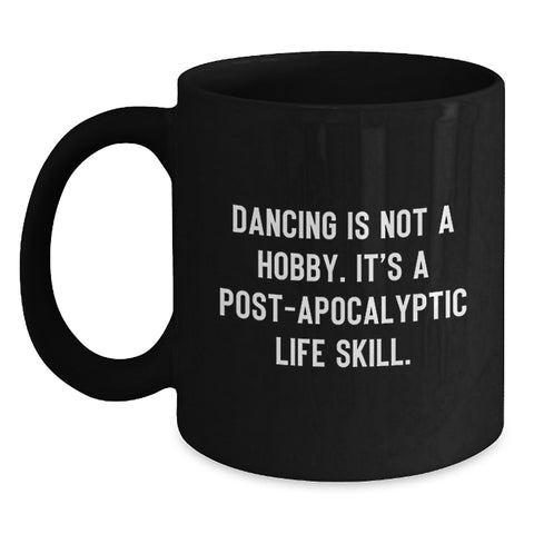 Image of Funny Dancing Gifts for Men, Women, or Friends - Black Coffee Mug for Dancing Enthusiasts Birthday Unique Gifts from Family - Main