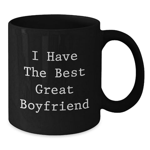 Image of Funny Great Sweetheart Black Coffee Mugs Gifts from Men for Christmas, Perfect Morning Quotes for Him - Additional