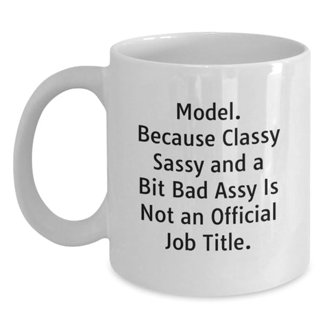 Image of Funny Model Gifts from Friends for Model Enthusiasts, White Coffee Mug for Christmas Unique Gifts - Main