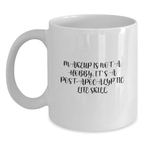 Image of Funny Makeup Lover's White Coffee Mug Gifts from Family for Mother's Day - Main