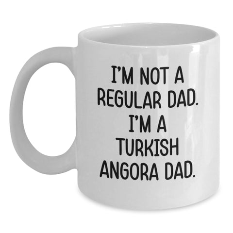 Image of Funny Turkish Angora Cat Dad Gifts from Family to Men for Graduation Unique - Main