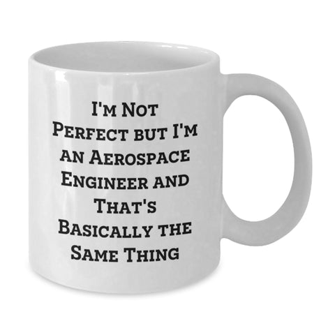 Image of Funny Aerospace Engineer Valentine's White Coffee Mugs Gifts from Friends and Family for Men and Women Who Love Space - Additional