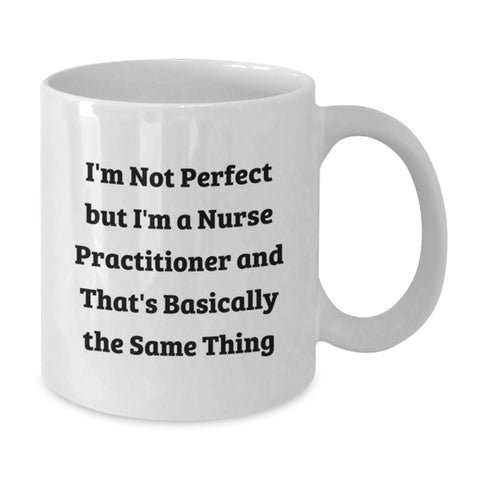 Image of Funny Nurse Practitioner Valentine's White Coffee Mug Gifts from Friends for Nurse Practitioner Lover - Additional