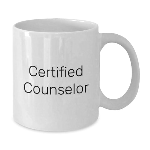 Image of Funny Counselor Gifts from Friends on Valentine's, White Coffee Mug with 'You're a Good Therapist, 'Cute Quote for Men or Women, Unique Counselor - Additional
