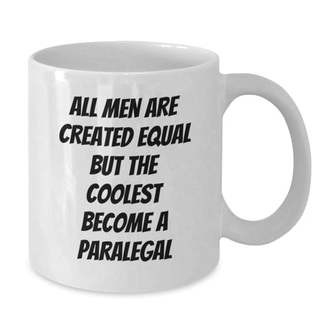 Image of Funny Paralegal Humor Graduation Gifts from Friends for Men White Coffee Mug - Additional
