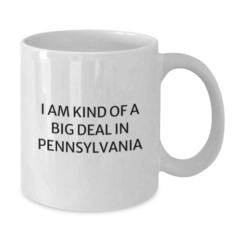 Image of Pennsylvania Proud I Am Kind Of A Prime Selection White Coffee Mug, Gifts from Family for Graduation, Unique Pennsylvania Gifts for Women, Men, Friends, Coworkers - Additional