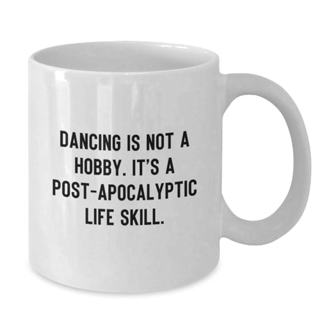 Image of Funny Dancing Gifts for Birthday Dancing Enthusiasts - Gifts from Friends - White Coffee Mug - Additional