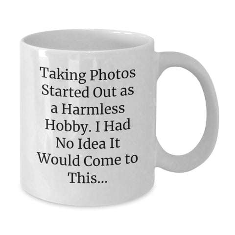 Image of Funny Taking Photos White Coffee Mugs Gifts for Mom on Mother's Day from Family - Additional