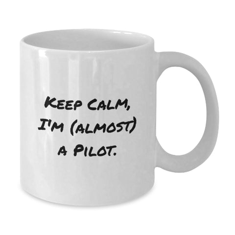 Image of Pilot Gifts from Family for Graduation Unique Pilot Coffee Mug Funny Pilot Quotes White Ceramic Mug 11oz or 15oz - Additional