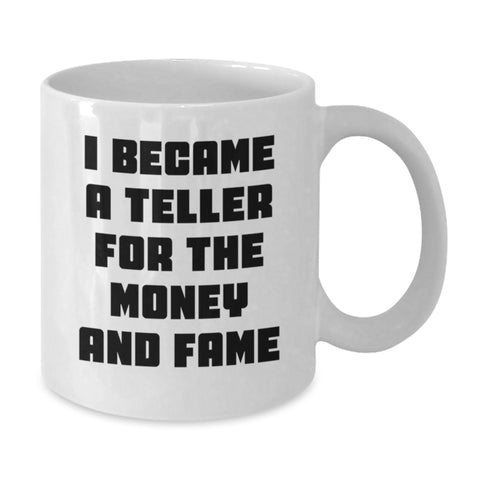 Image of Funny Teller Coffee Mug Gifts for Men from Friends or Family, White 11oz or 15oz Ceramic - Additional