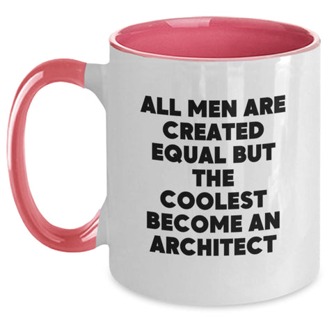 Image of Funny Architect Quotes Two Tone Coffee Mug, Gifts for Architects from Friends, Family, Coworkers, Unique Graduation Gifts - Main