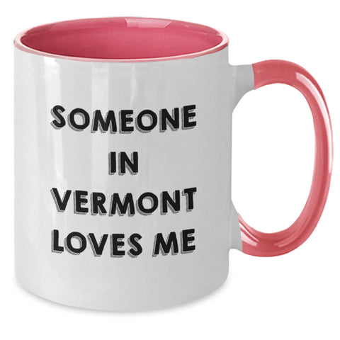 Image of Vermont Lovers Funny Quote Two Tone Coffee Mug Gifts from Friends Birthday Unique - Additional