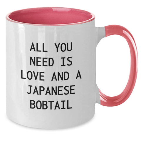 Image of Inspiring Japanese Bobtail Cat Gifts for Men and Women, Funny Quote Mugs, Cute Two Tone Coffee Mug, Gifts from Friends and Family, Perfect Christmas Unique Gifts - Additional
