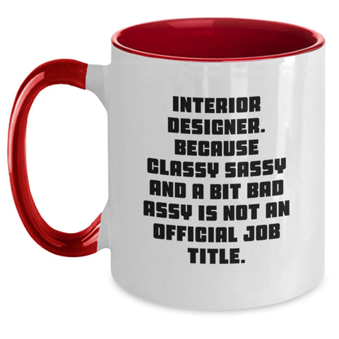 Image of Funny Interior Designer Gifts from Friends, for Interior Designer Men, Unique Christmas Unique Gifts, Two Tone Coffee Mug - Main