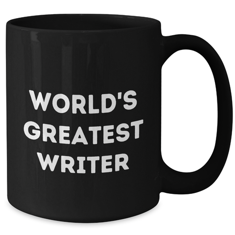 Image of Funny World's Greatest Writer Gifts from Mom to Daughter - Black Coffee Mug, Inspirational Quote for Writer on Mother's Day - Gifts for Writers, Unique Unique Gifts - Additional