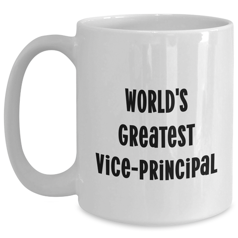 Image of Funny Vice-principal World's Greatest Mug Gifts from Family for Father's Day - Main