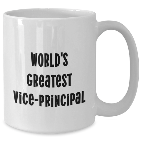 Image of Funny Vice-principal World's Greatest Mug Gifts from Family for Father's Day - Additional