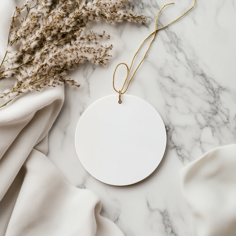 Image of A Psychologist Mom's Gift, I Am A Psychologist Mom. Just Like A Normal Mom Except Much Cooler., Christmas Circle Ornament, Funny, Psychologist Gifts for Friends, Circle Ornament, 120-Character Title - Image 4