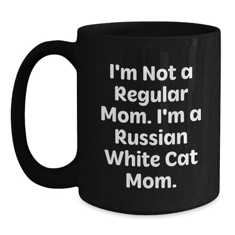 Image of Funny Russian White Cat Mom Christmas Unique Gifts from Mom to Russian White Cat Lover Friends and Family - Main