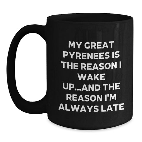 Image of Great Pyrenees Dog Lovers Funny Coffee Mug Gifts from Family Friends Valentine's Unique - Main
