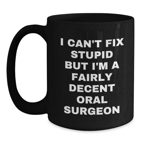 Image of Funny Oral Surgeon Gifts from Men - Valentine's Unique Mug for Oral Surgeon - Main