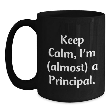 Image of Funny Principal Black Coffee Mugs Gifts from Friends for Graduation Unique Principal - Main