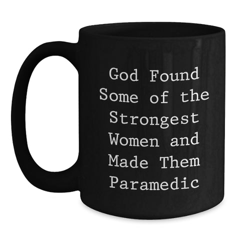 Image of Funny Rescue Worker Gifts for Women from Men - Black Coffee Mug Quotes, Graduation Unique Gifts, Rescue Worker Appreciation Mug - Main