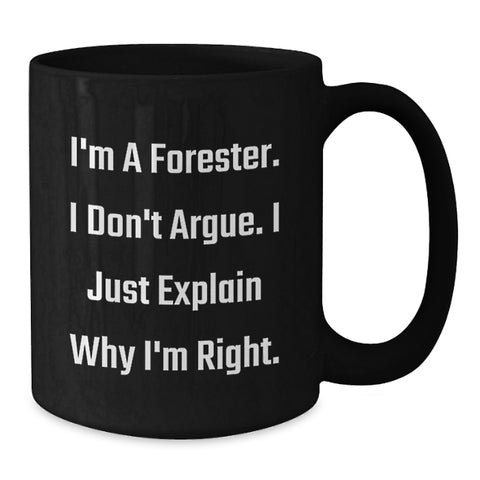 Image of Funny Forester Gifts from Family Members - Birthday Unique Present for Foresters - Additional