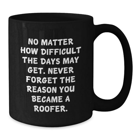 Image of Roofer Inspirational Quote Funny Mug Gifts from Friends for Roofer Men on Mother's Day - Additional