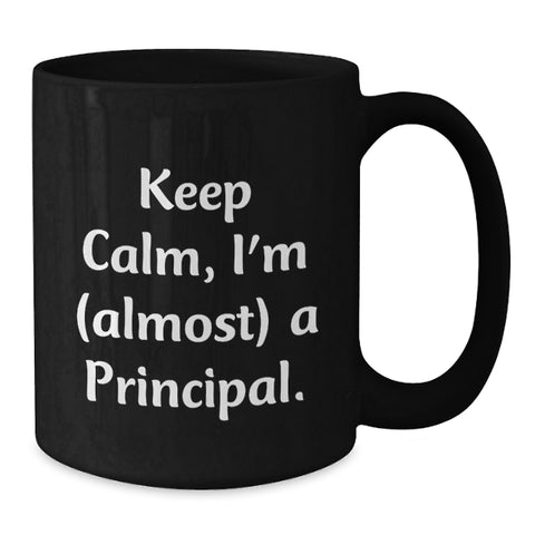 Image of Funny Principal Black Coffee Mugs Gifts from Friends for Graduation Unique Principal - Additional