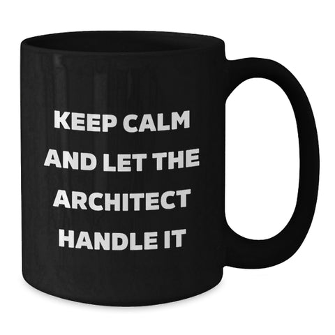 Image of Funny Architect Quotes Black Coffee Mugs Gifts from Friends to Graduation Unique Gifts for Architect Men Women - Additional