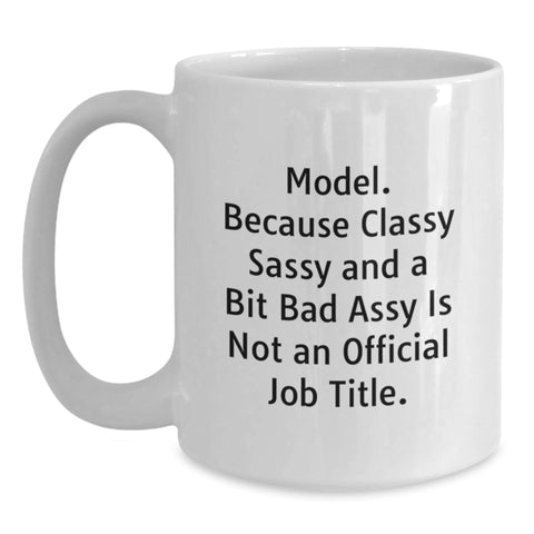 Image of Funny Model Gifts from Friends for Model Enthusiasts, White Coffee Mug for Christmas Unique Gifts - Main