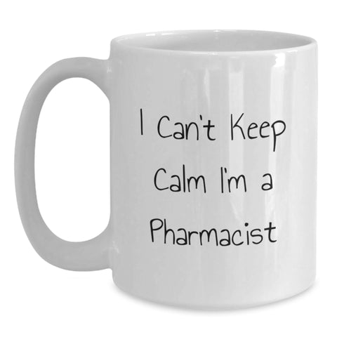 Image of Funny Pharmacist Gifts from Friends - White Coffee Mug for Pharmacist Graduation Unique Gifts - Main