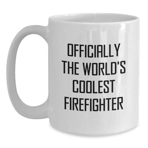 Image of Funny Firefighter Quotes Gifts from Friends for Firefighter Men Christmas Unique Gifts - Main