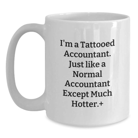 Image of Funny Accountant Gifts for Men, White Coffee Mug, Unique Graduation Unique Gifts from Friends to Accountant Colleagues - Main