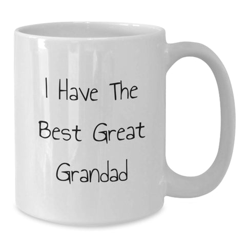 Image of Funny Grandad Gifts Quotes White Coffee Mug, Gifts from Family to Grandad, Perfect for Graduation - Additional