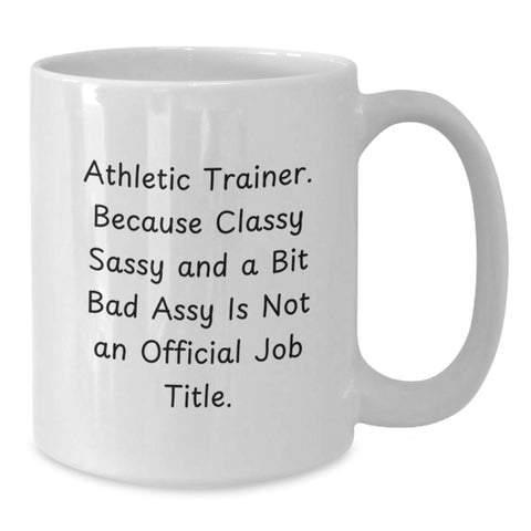 Image of Funny Athletic Trainer Gifts, White Coffee Mugs for Friends from Men, Unique Christmas Unique Gifts for Athletic Trainers - Additional
