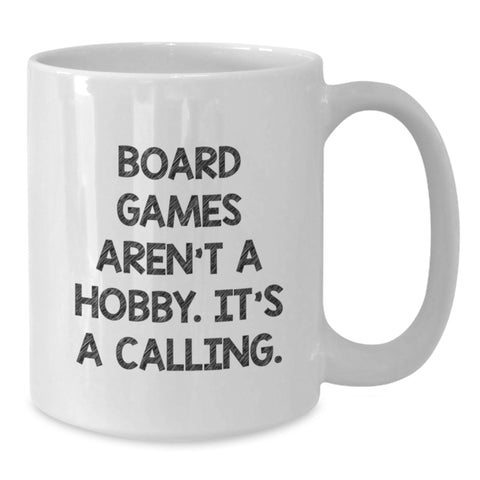 Image of Funny Board Games Quote Gifts from Family for Men White Coffee Mug, Christmas Unique Presents - Additional