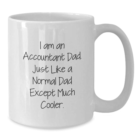 Image of Funny Accountant White Coffee Mugs Gifts from Dad to Accountant for Valentine's - Additional