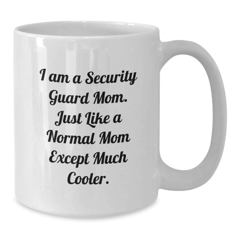 Image of Funny Security Guard Mom Gifts from Friends to Security Guard on Birthday Unique Gifts - Additional