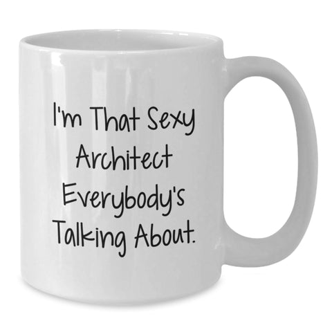 Image of Funny Architect Gifts from Friends Graduation Unique Mugs for Architect Men - Additional